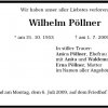 Poellner Wilhelm 1953-2009 Todesanzeige